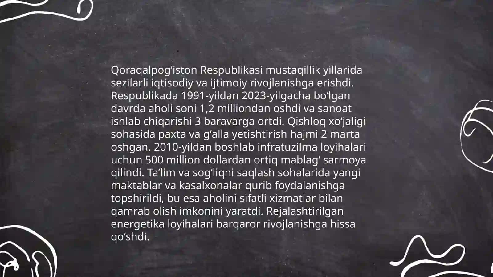 Qoraqalpogʻiston Respublikasi Mustaqillik Yillarida 3