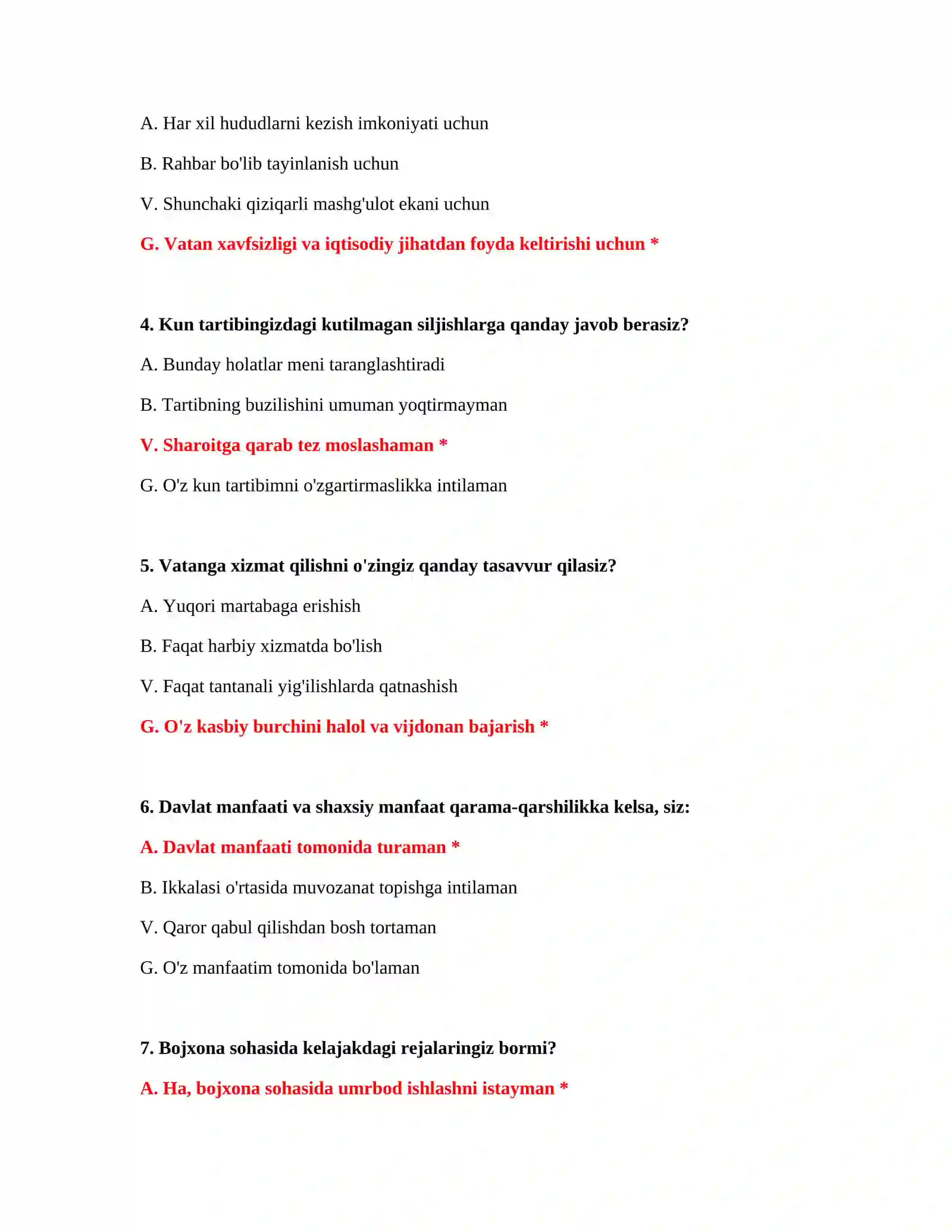 PSIXOLOGIK TAYYORGARLIK BOJXONA TESTLARI 3