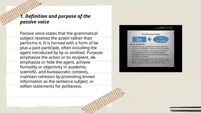 Passive Voice 3