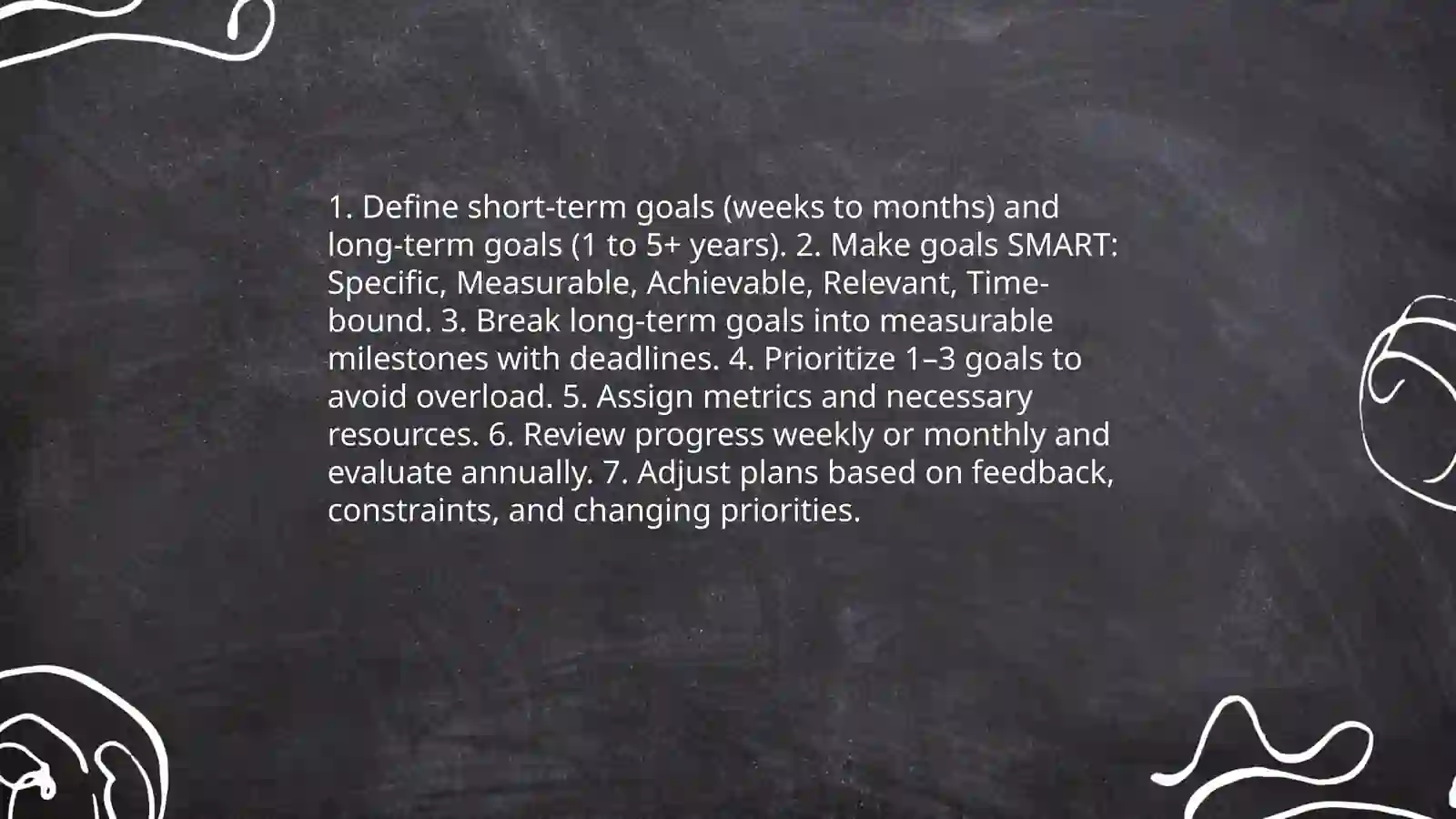 Future plans and goals 3