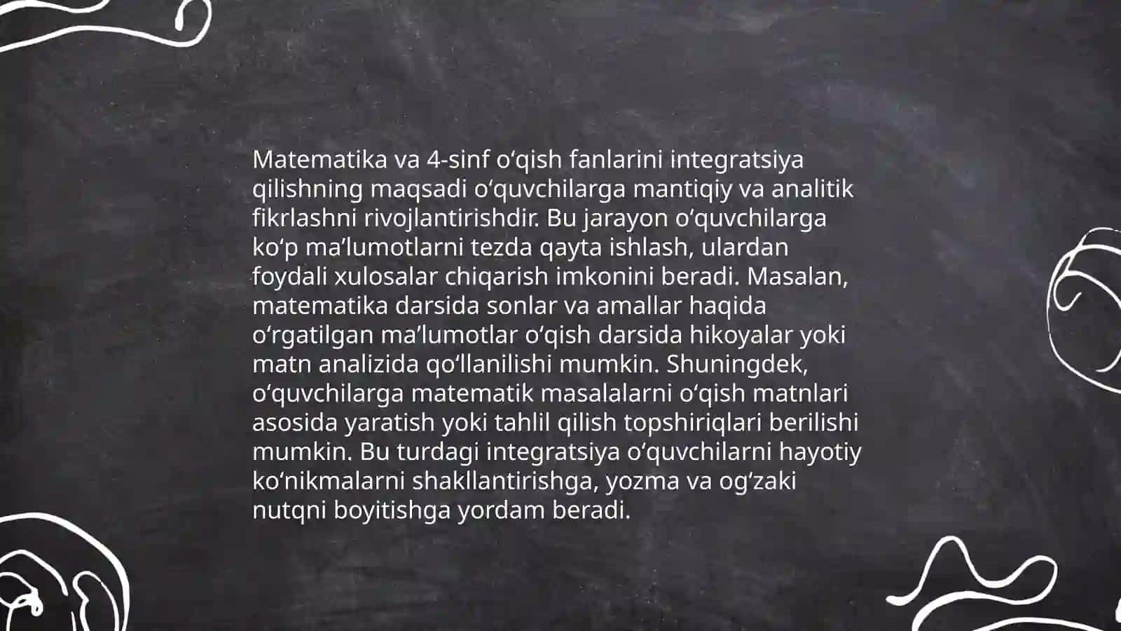 4-sinfda oʻqish fanlarini integratsiya qilishning metodik imkoniyatlari 3