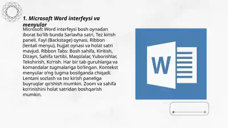 Microsoft Word dasturi 3