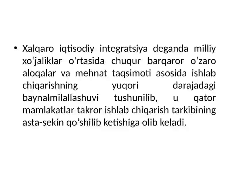 Iqtisodiy, siyosiy integratsion guruhlarning globallashuv jarayonlarga ta’siri 3