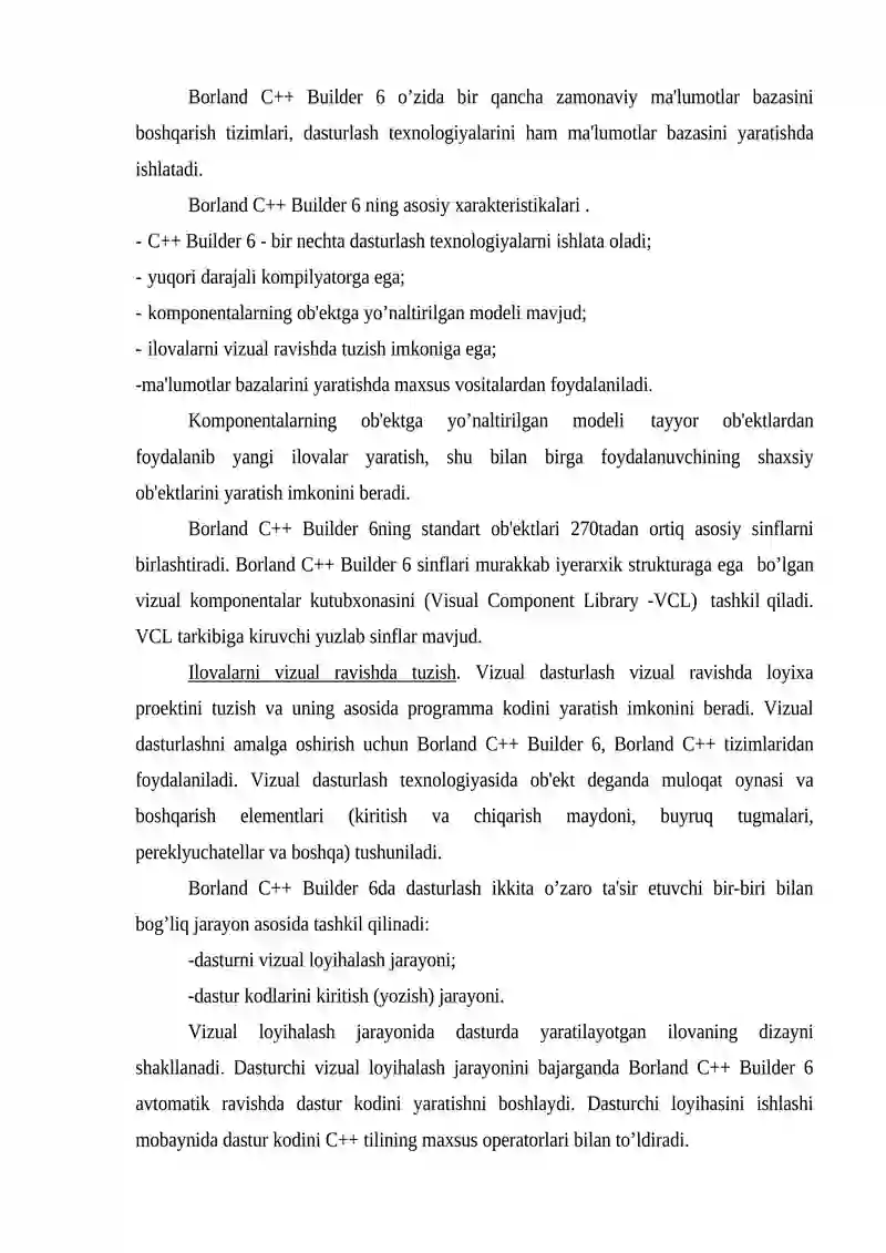 Borland C++ Builder 6 3