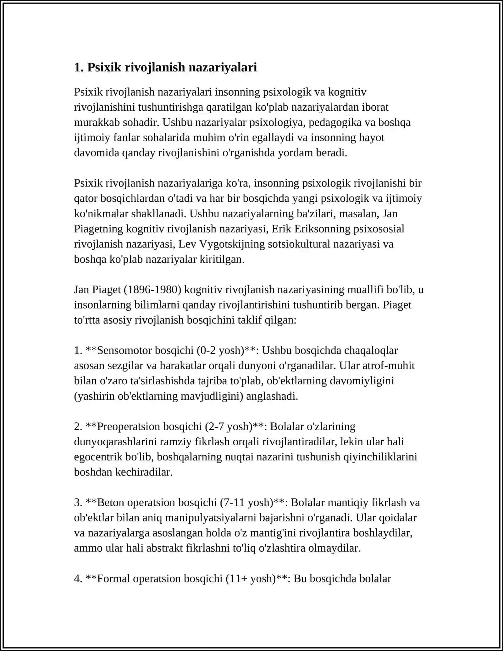 PSIXIK RIVOJLANISH HAQIDA TUSHUNCHA 3