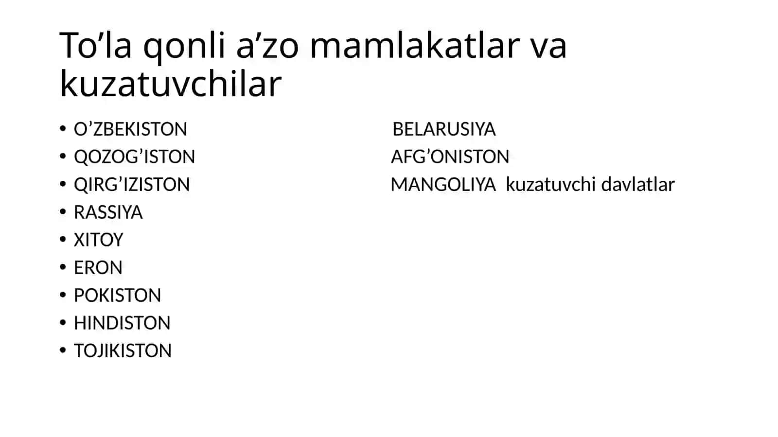 ShHT-ShanxayHamkorlikTashkiloti 3
