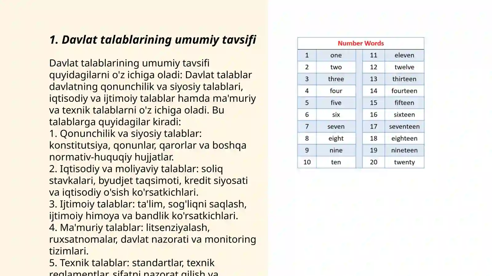 Bolalar rivojlanishining yosh davrlariga oid talablar 3