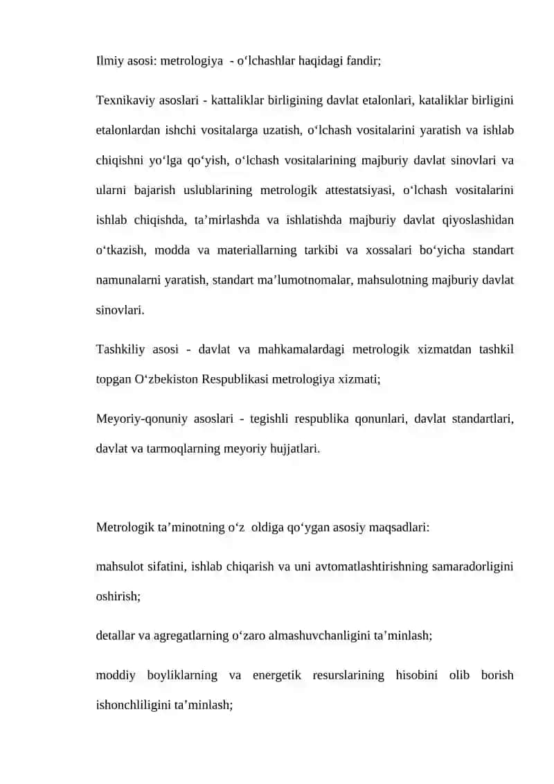 Etalon o'lchav birliklari haqida tushuncha 3