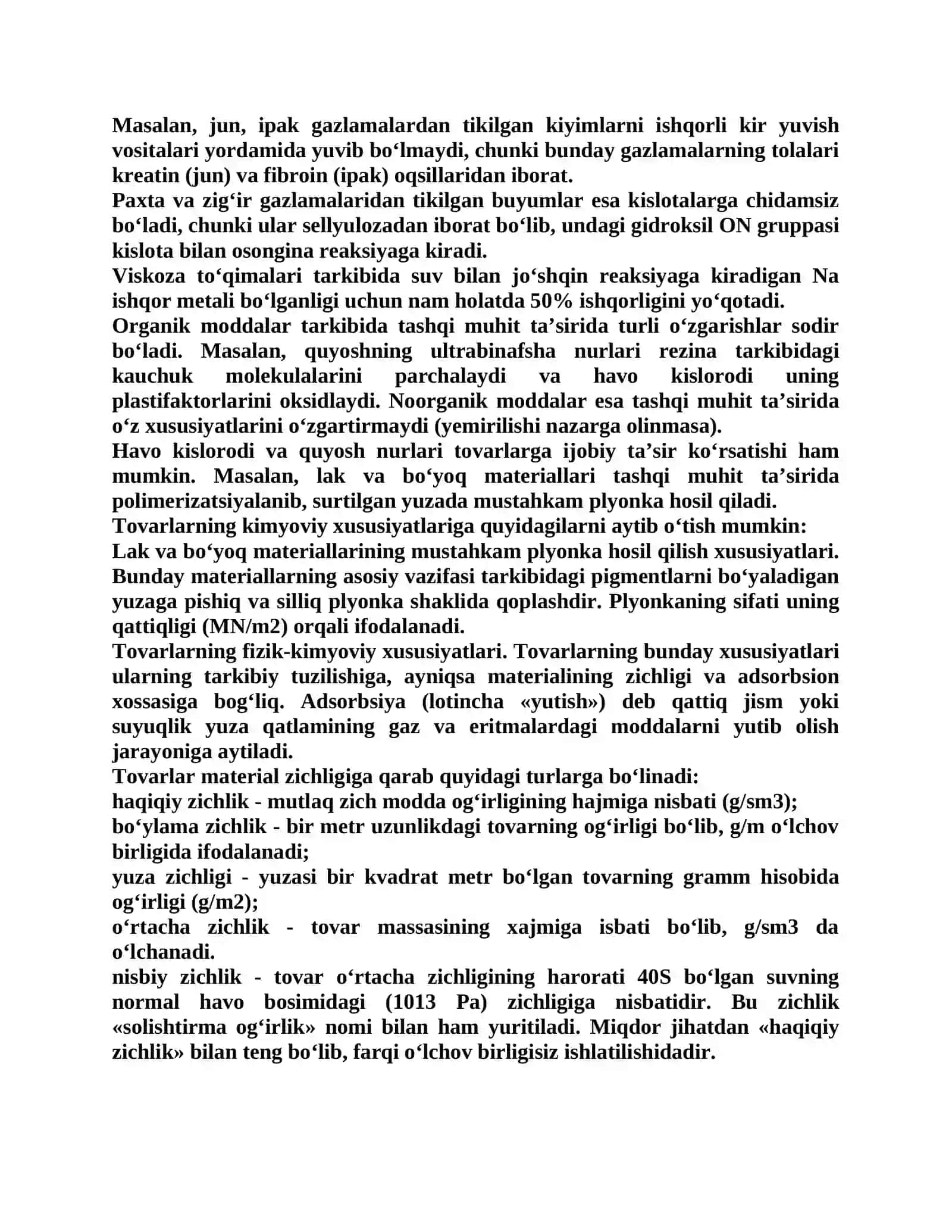 Tovarlarning iste’mol xususiyatlari 3