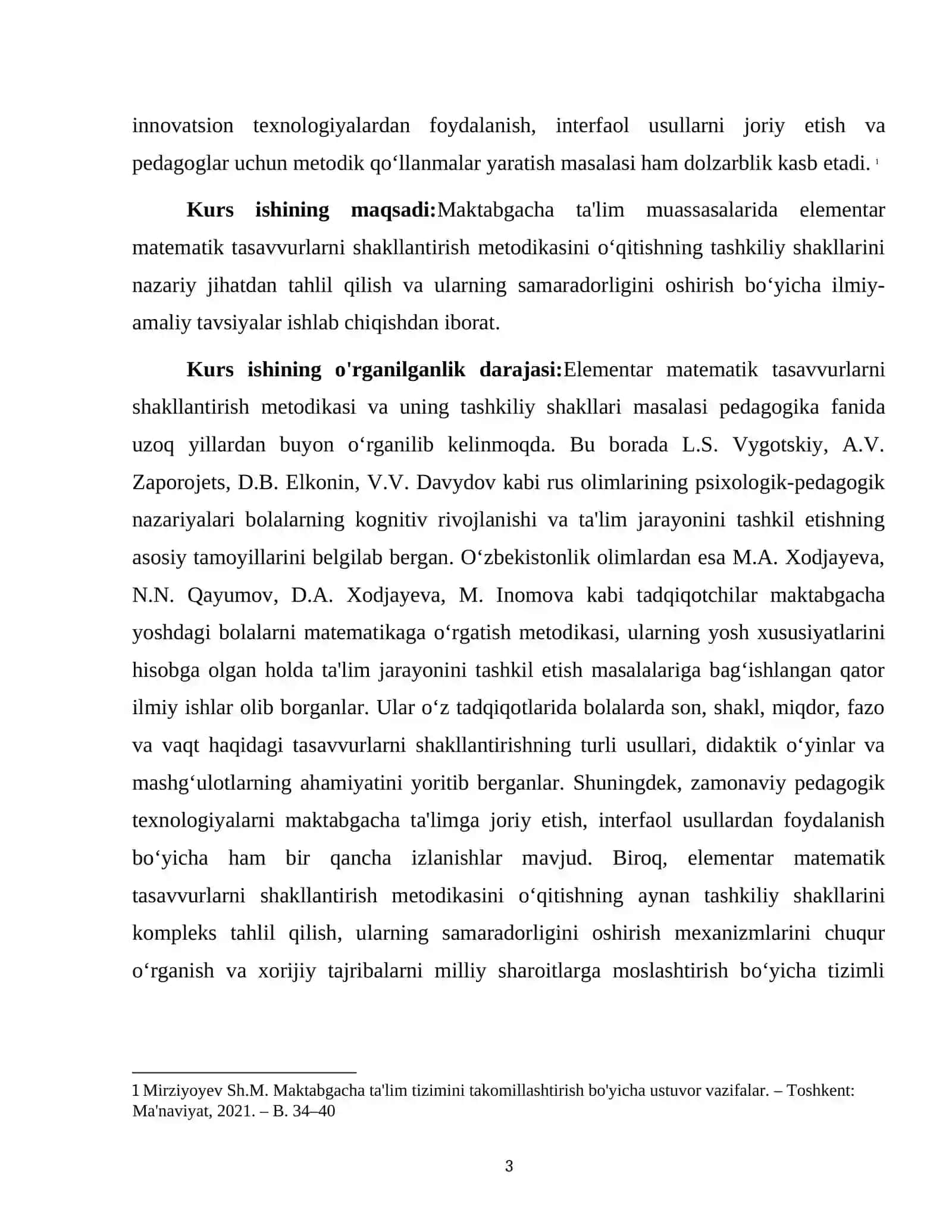 MAKTABGACHA YOSHDAGI BOLALARDA ELEMENTAR MATEMATIK TASAVVURLARNI SHAKLLANTIRISHNING NAZARIY ASOSLARI VA PEDAGOGIK TAMOYILLARI 3