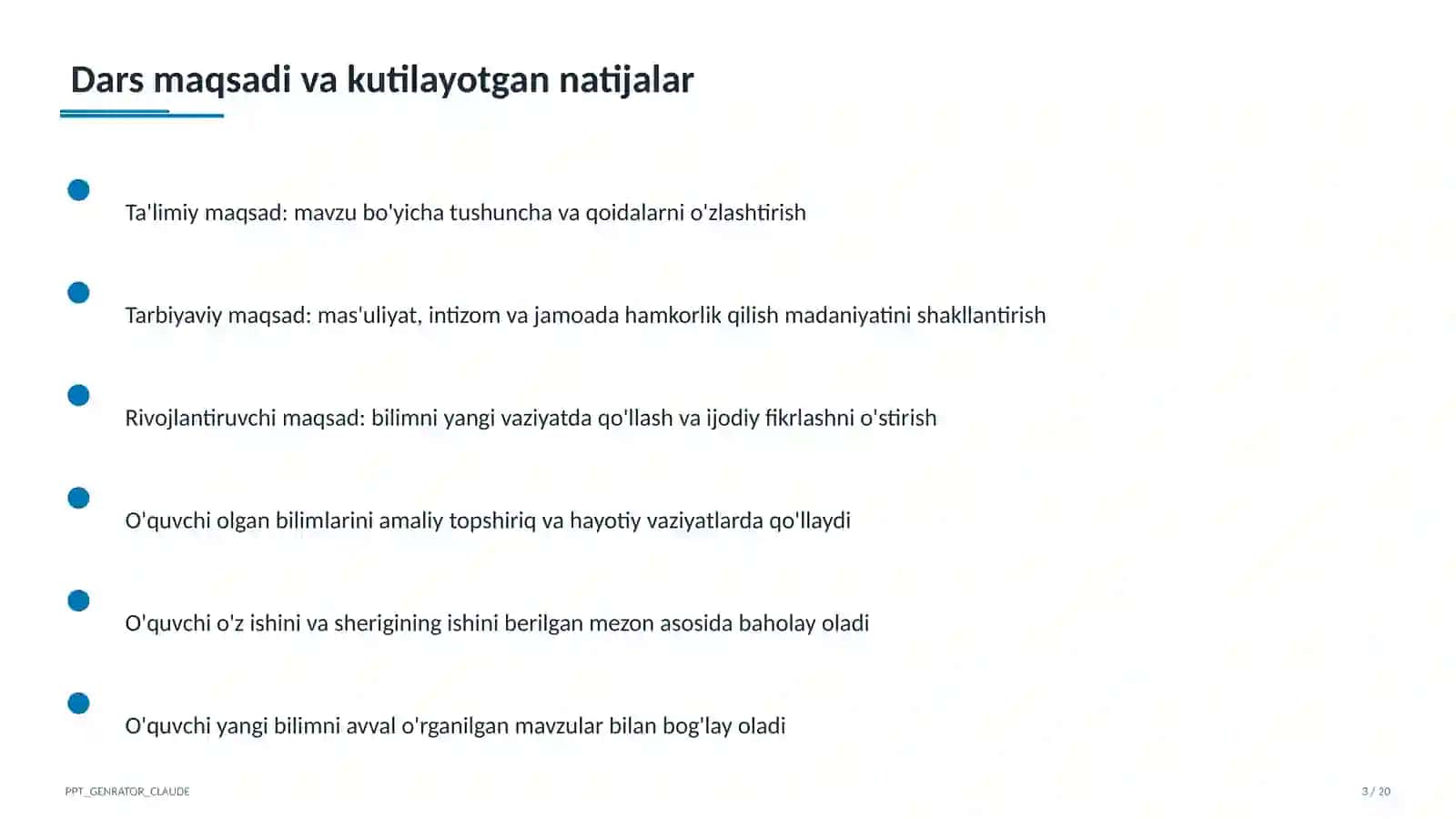 Excel dasturida formulalar va diagrammalar (7-sinf) 3