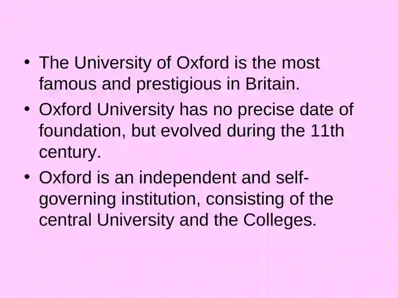 Oxford University 3
