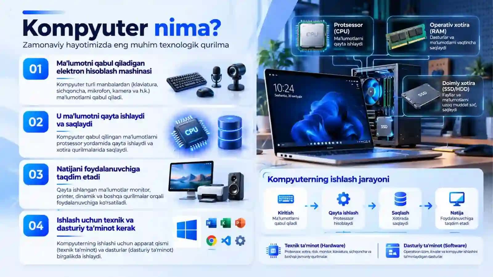 Kompyuter texnologiyalari va ularning imkoniyatlari 3