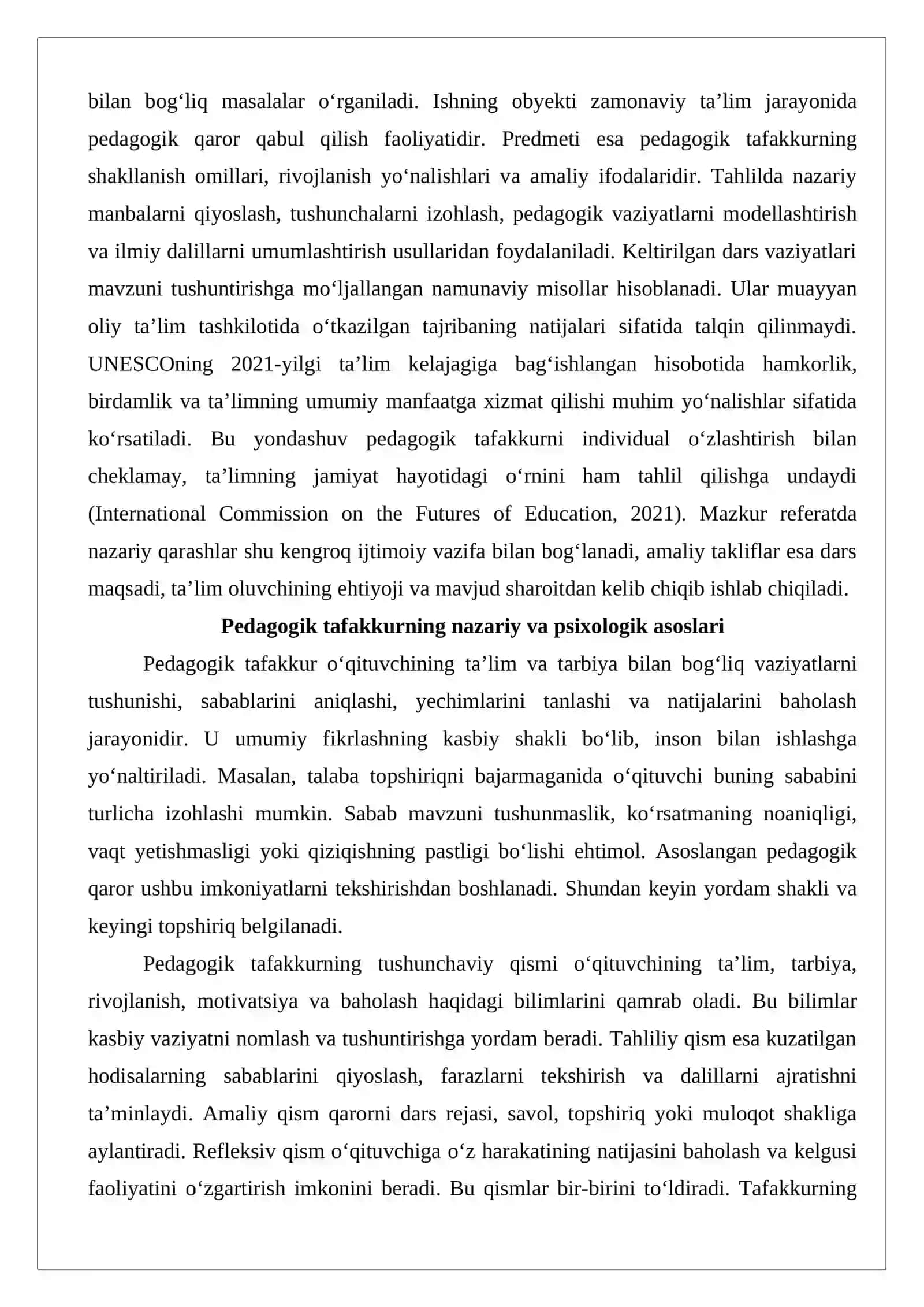 Zamonaviy pedagogik tafakkur va uning rivojlanish tendensiyalari 3
