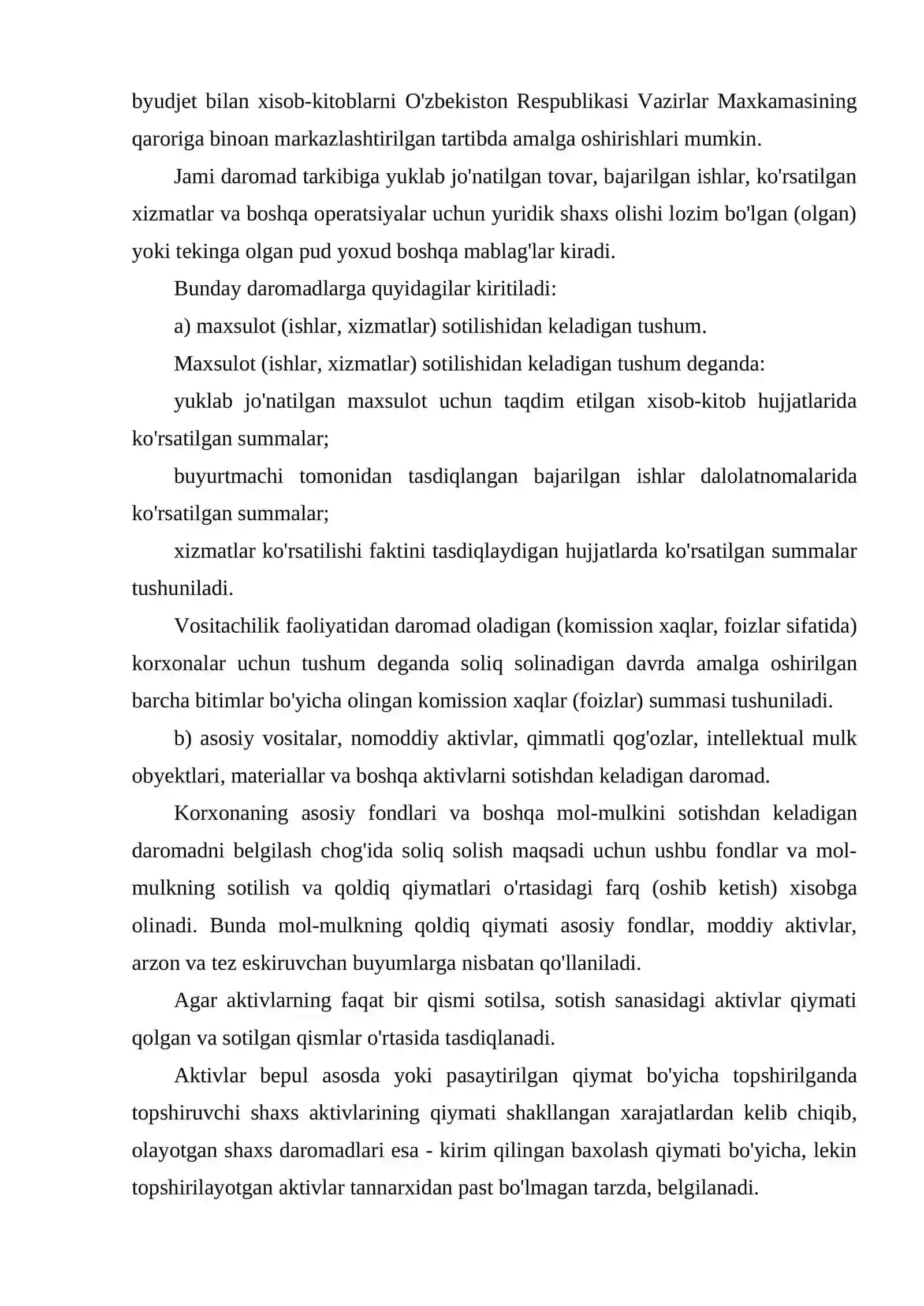Yuridik shaxslardan olinadigan foyda solig’i 3