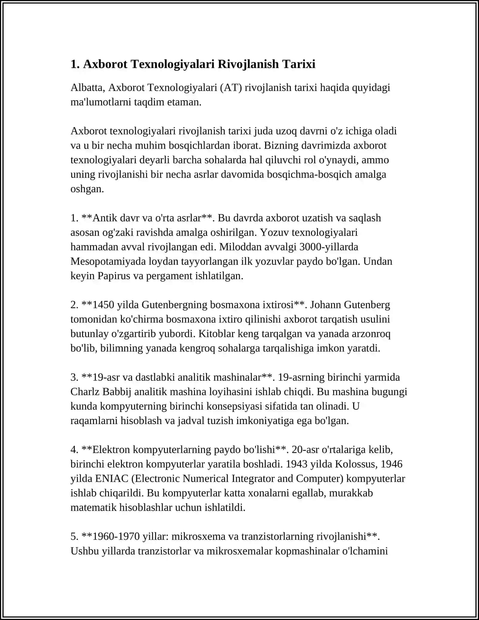 DOLZARB MAVZUDA ELEKTRON BIBLIOGRAFIK QO'LLANMA TUZISH 3