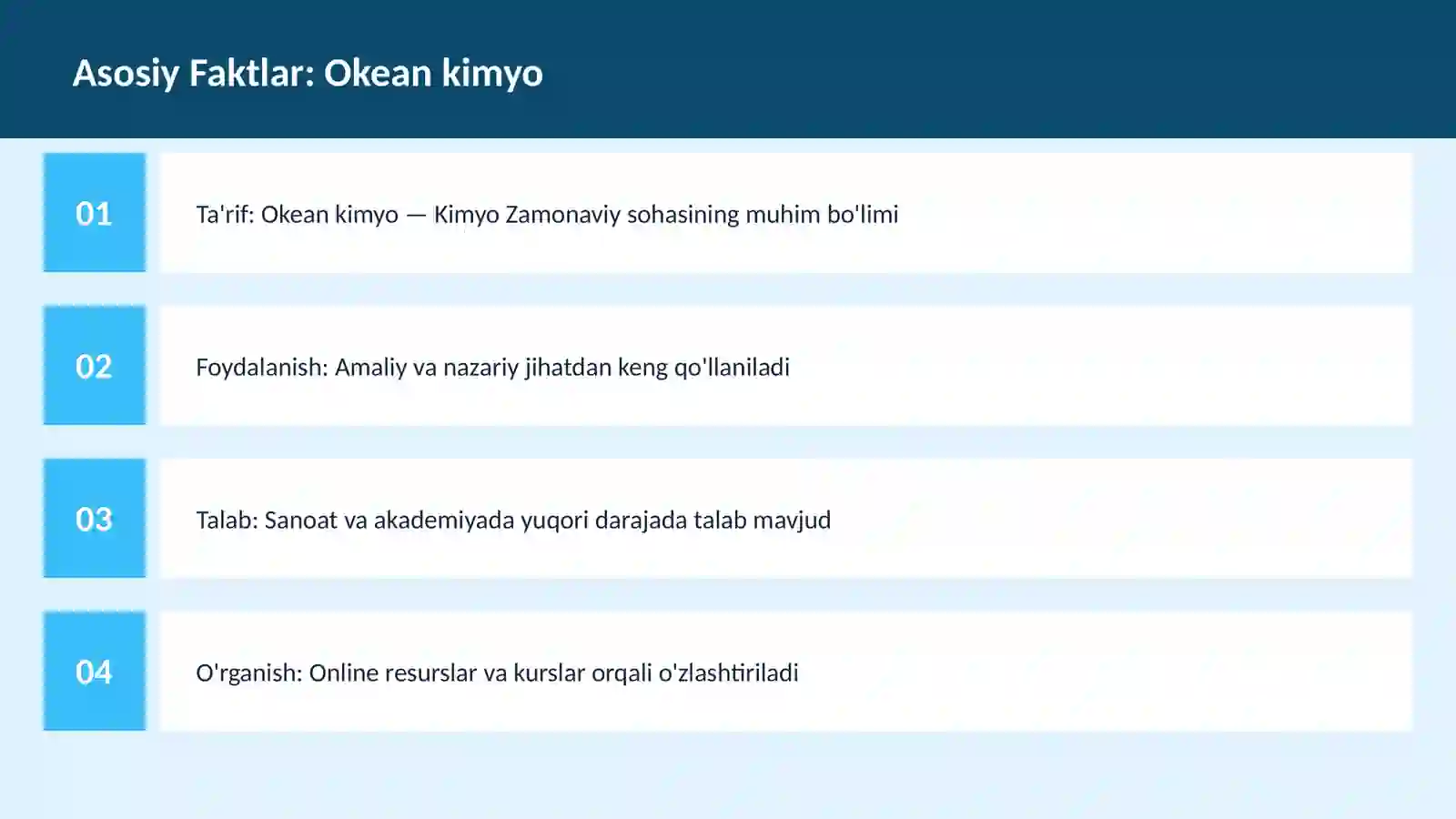 Okean kimyo 3
