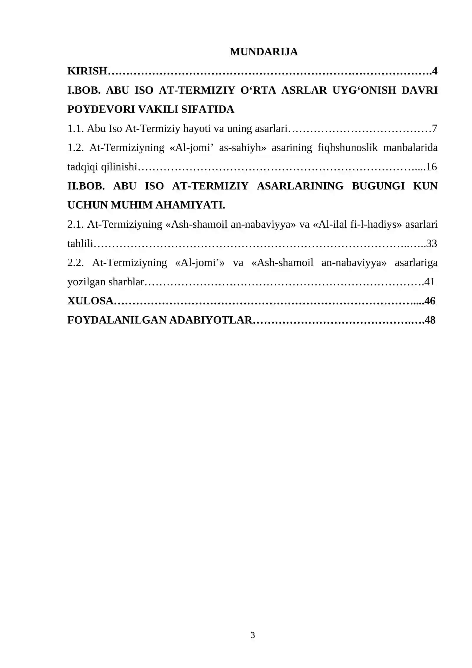 IMOM AT-TERMIZIY ASARLARI MUHIM TARIXIY MANBA 3