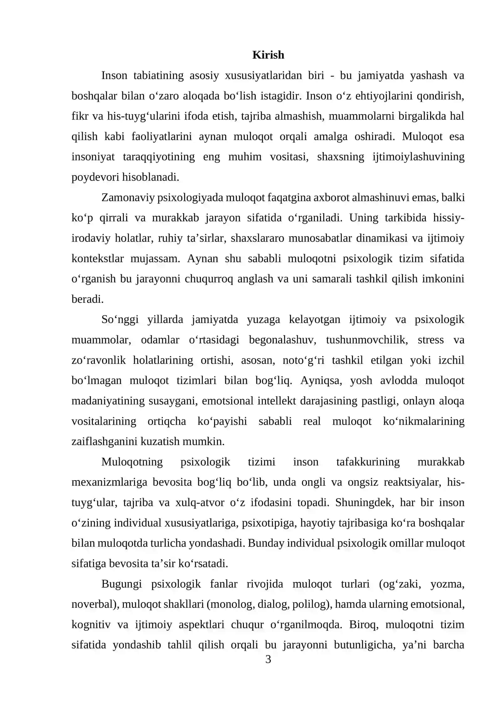 Muloqotning psixologik asoslari 3