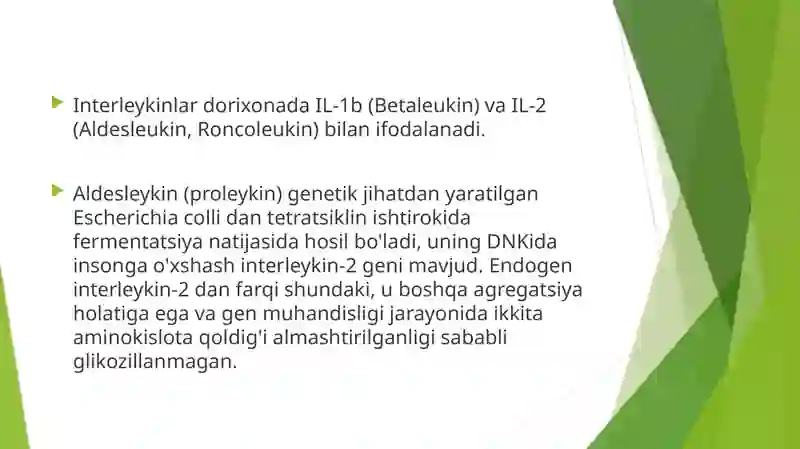 Interferon va sitokinlar 3