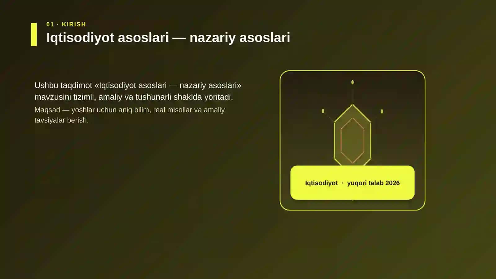IQTISODIYOT asoslari — nazariy asoslari 3