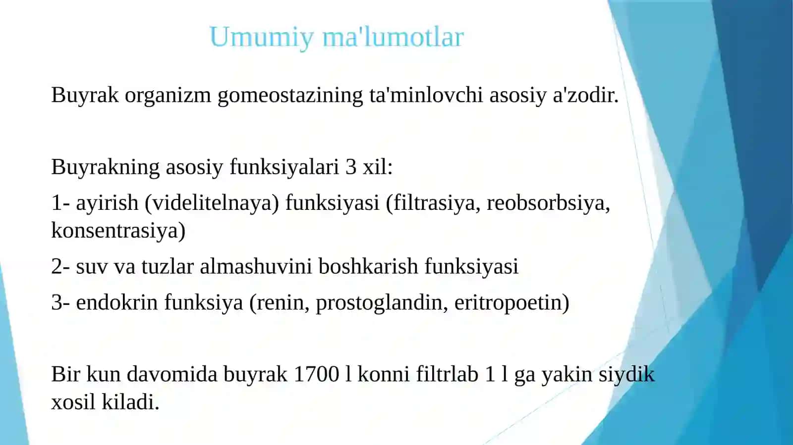 Siydikayirish sisitemasi kasalliklari 3