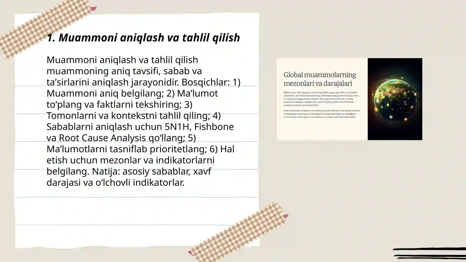 Muammolarni hal qilish ko'nikmasidan samarali foydalanish 3