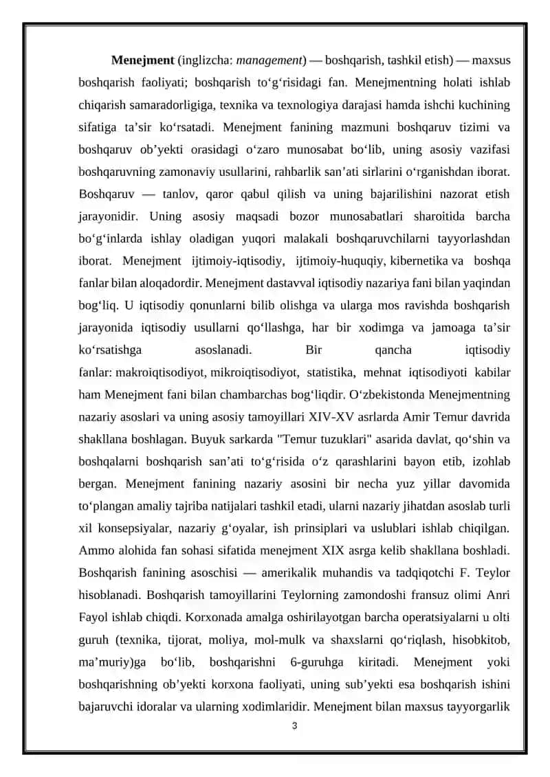 Menejmentni tashkil qilishning xorijiy tajribasi-Buyuk Britaniya misolida 3