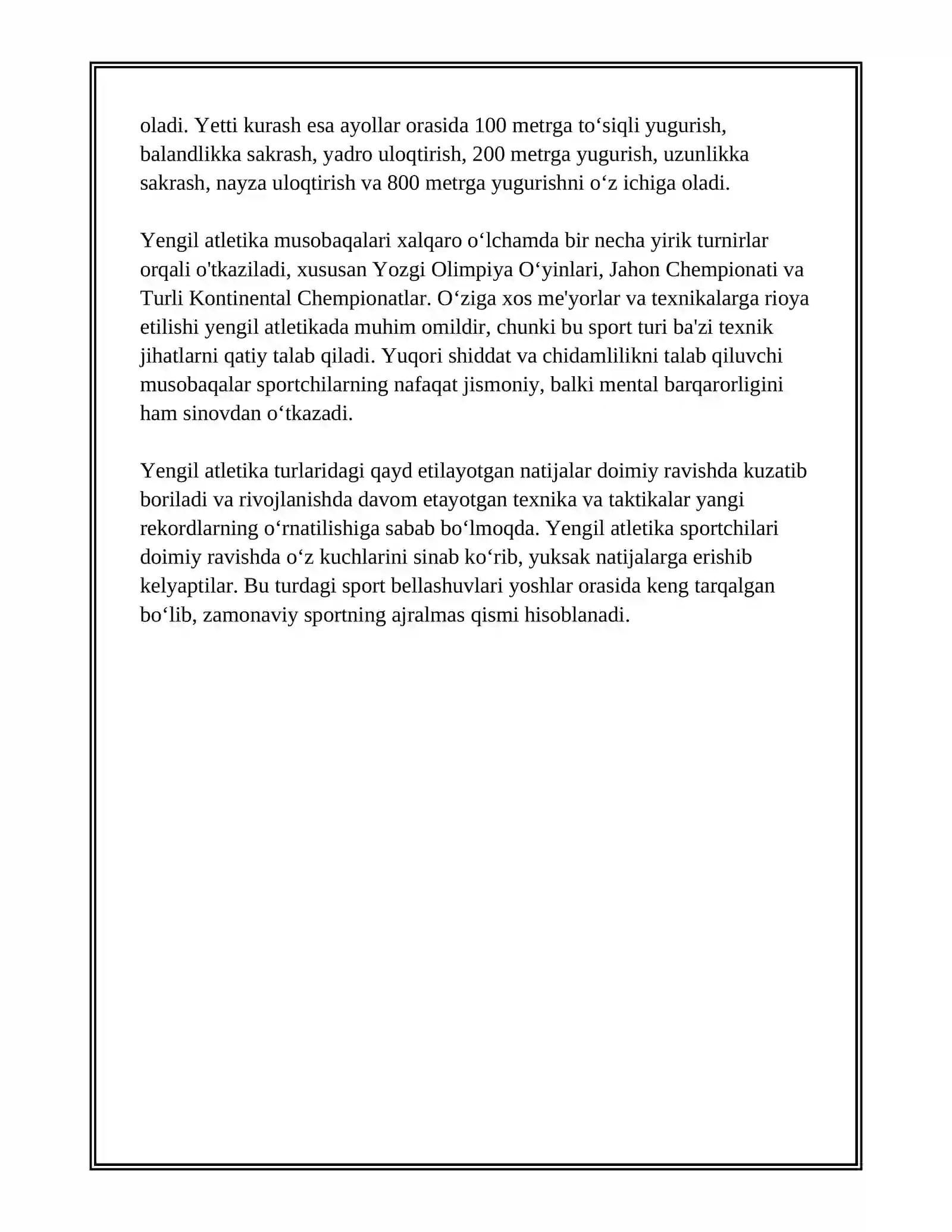 YENGIL ATLETIKA VA UNING TURLARI 3