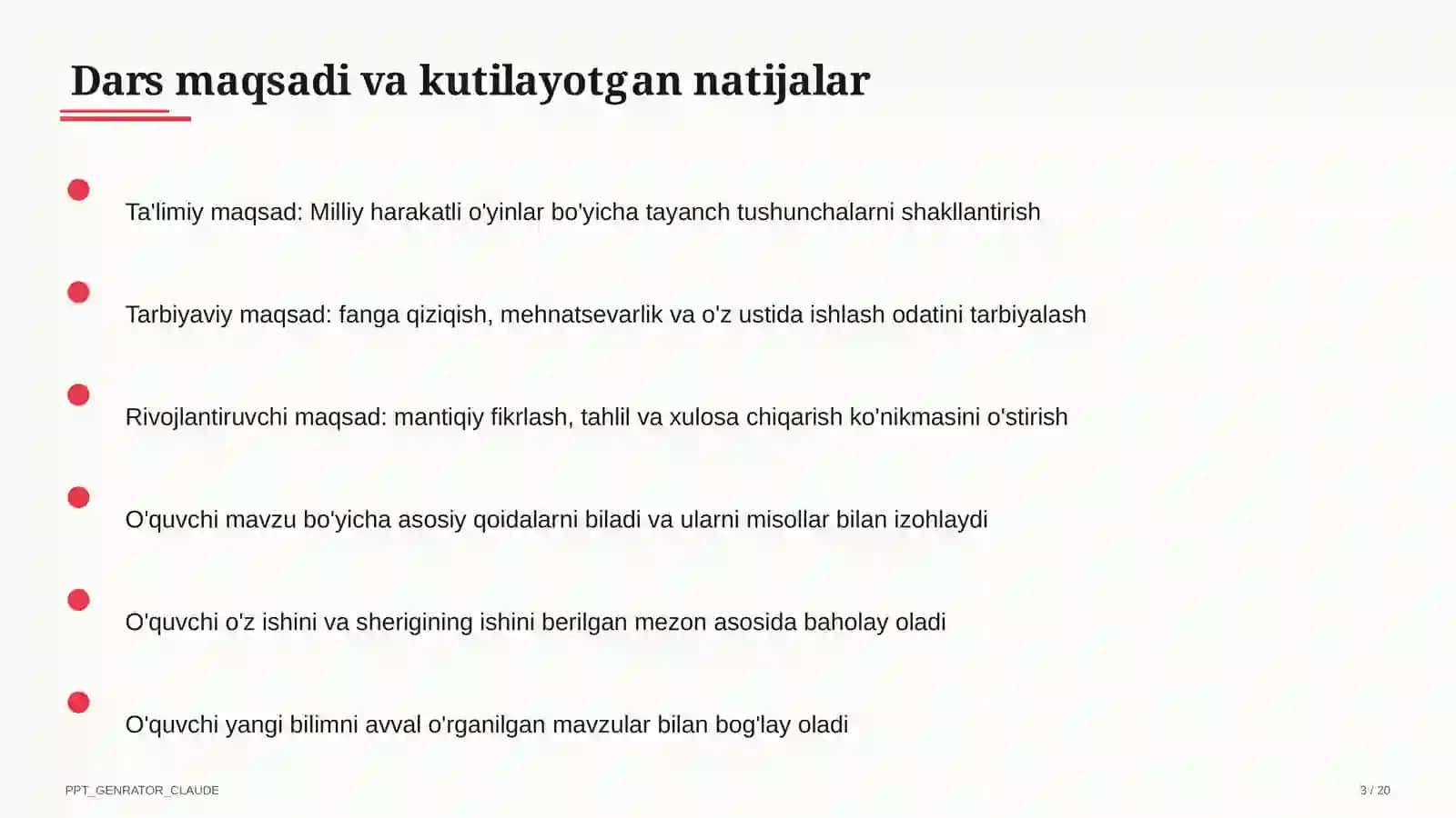 Milliy harakatli o'yinlar (4-sinf) 3