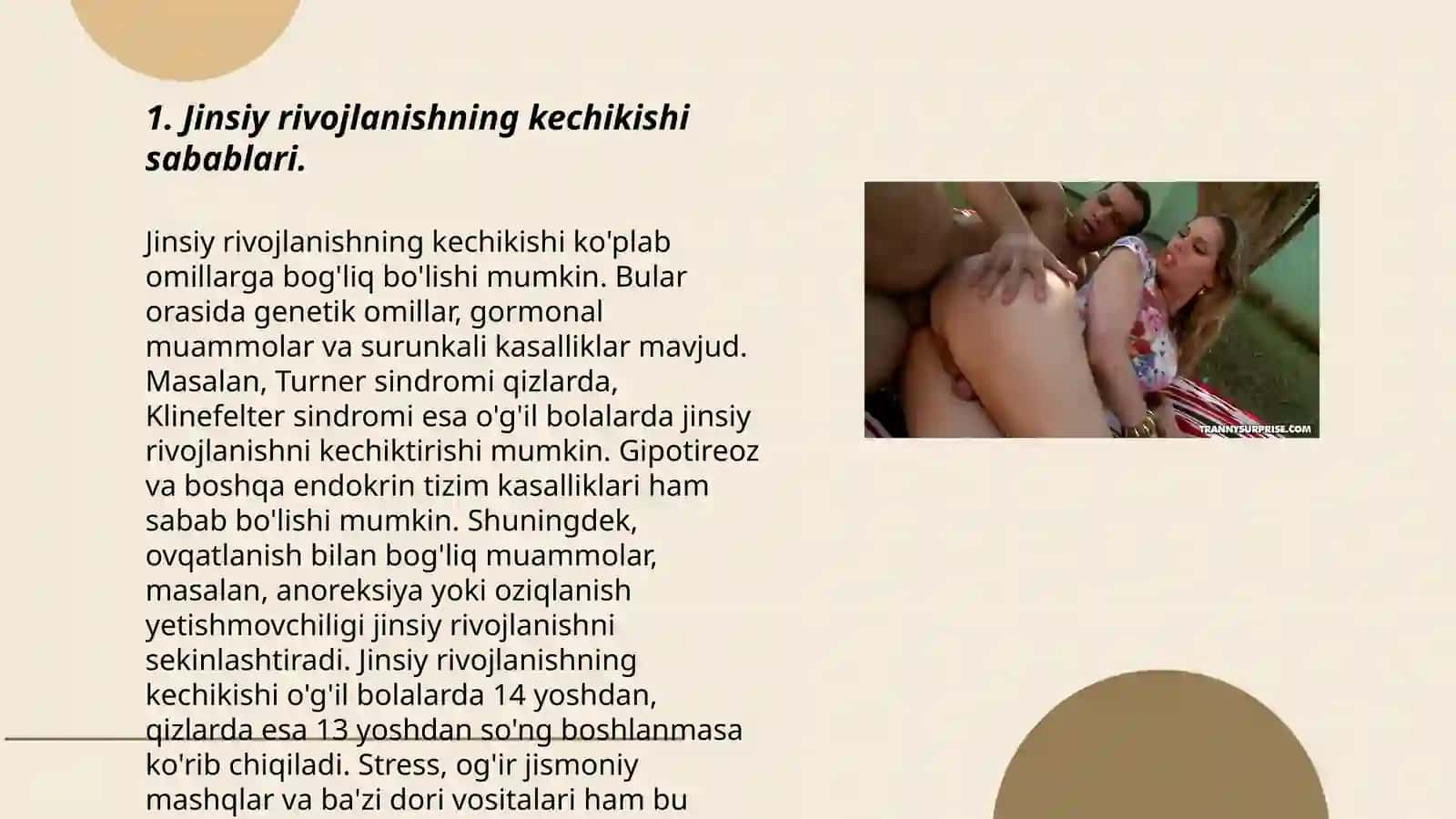 Jinsiy rivojlanishning kechikishi va markaziy genetikadan kelib chiqadigan jinsiy yetishmovchilik 3