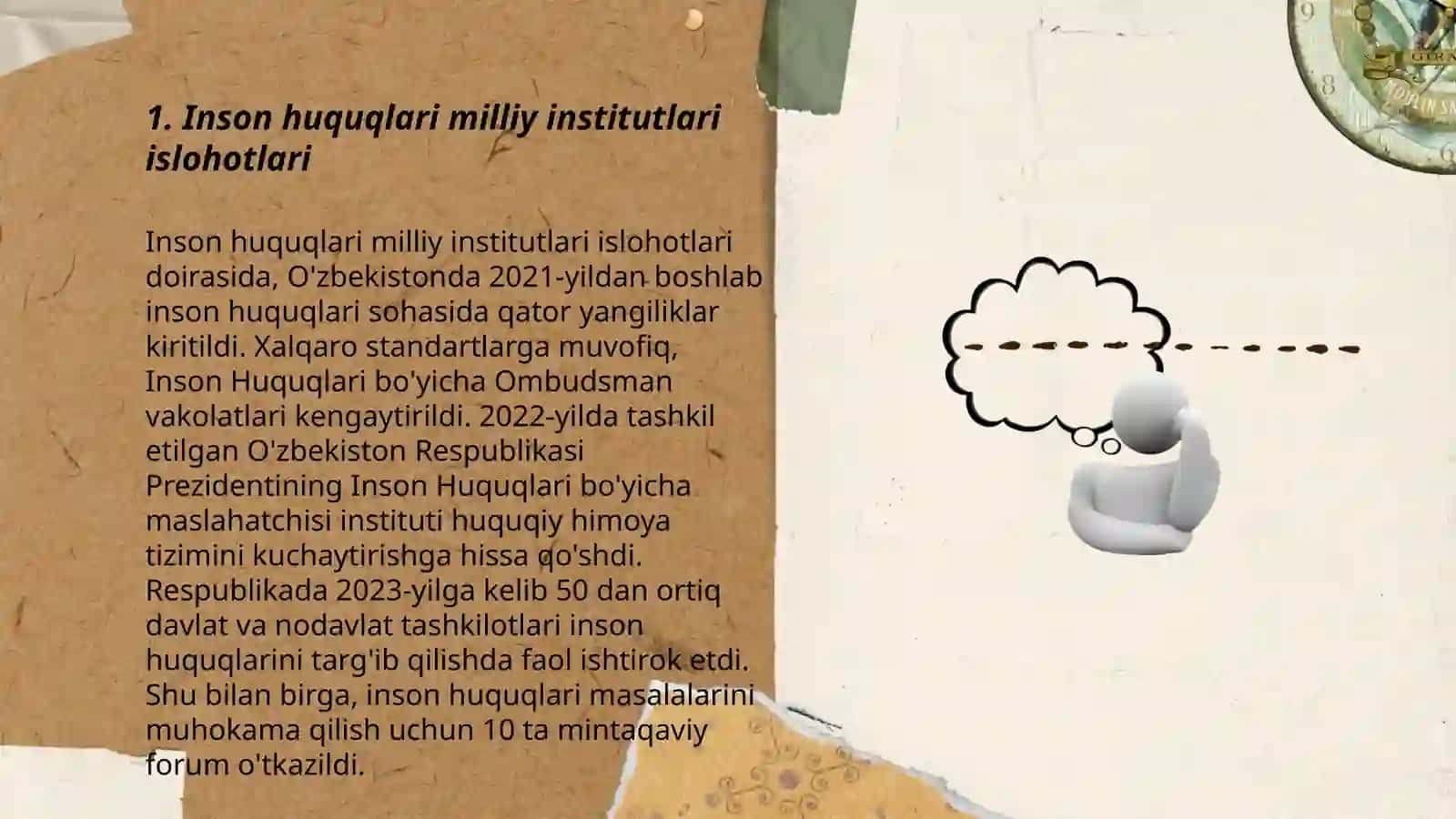 Yangi O'zbekistonda inson xalq huquqlari va erkinliklari o'zgarishlari 3