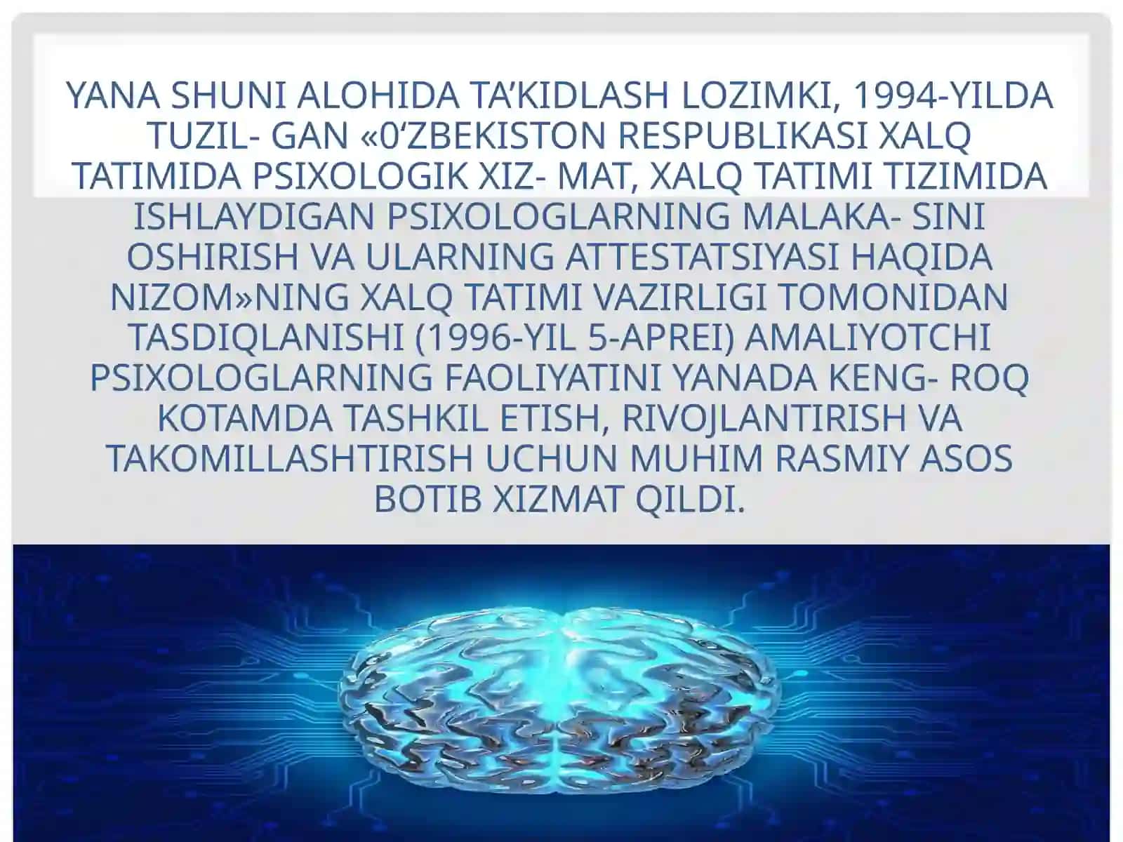 Amaliyotchipsixologlarning faoliyati 3