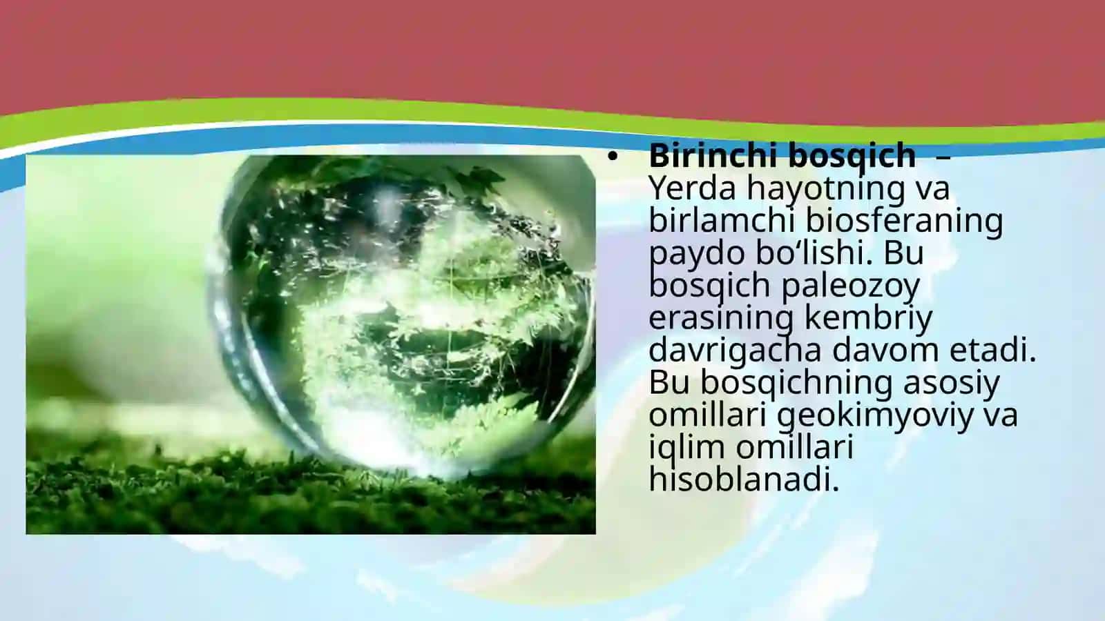 Biosferaevolutsiyasi.Biogenez 3