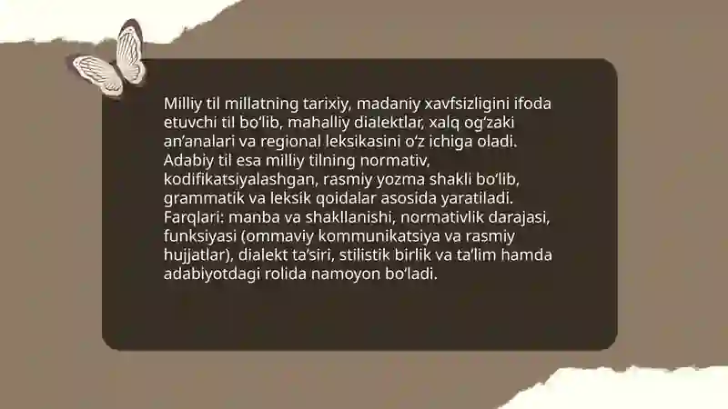 Milliy til va adabiy til 3