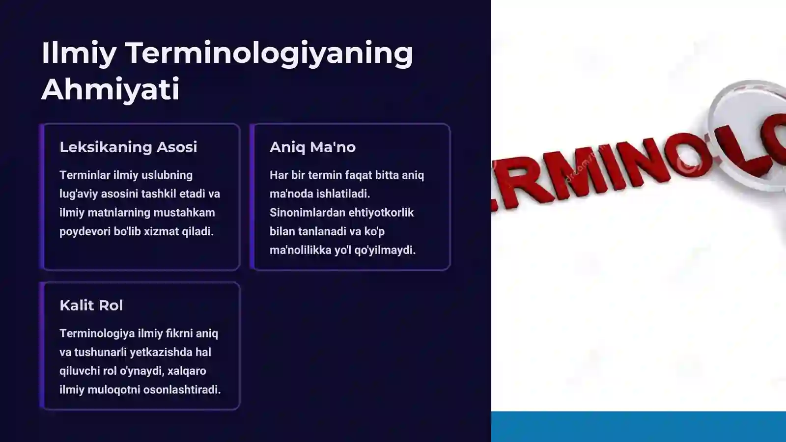 Terminologiya va Ilmiy Uslub 3