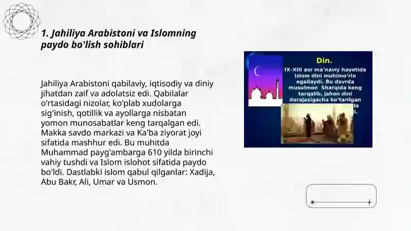 Islom dini va uning paydo bo'lish tarixi 3