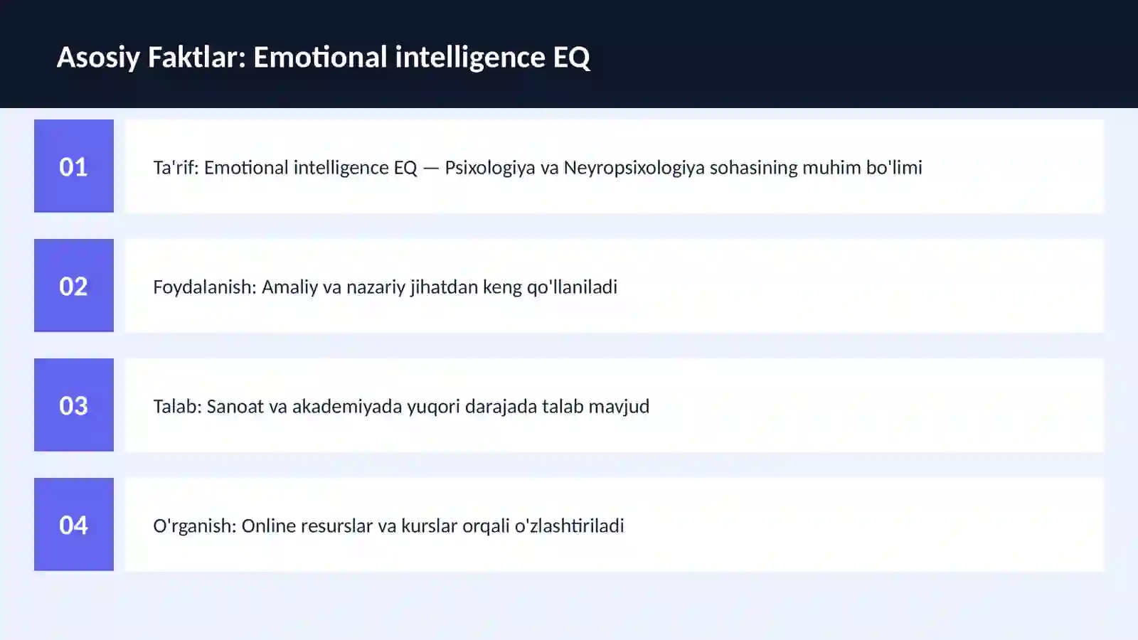 Emotional intelligence EQ 3