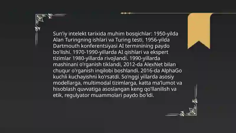 Sun'iy intelekt 3