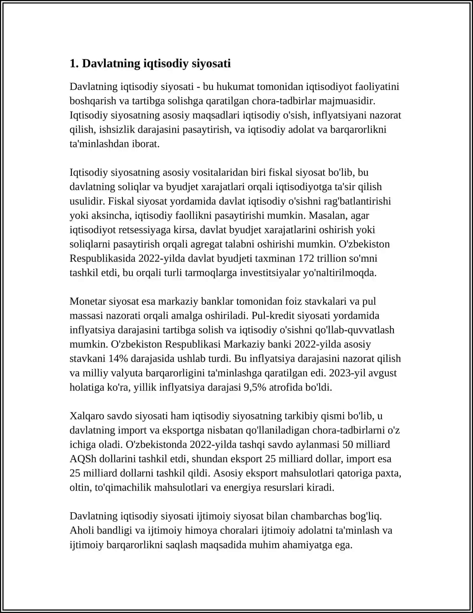 DAVLATNING TARKIBIY-TUZILMAVIY VA INVESTITSION SIYOSATI 3