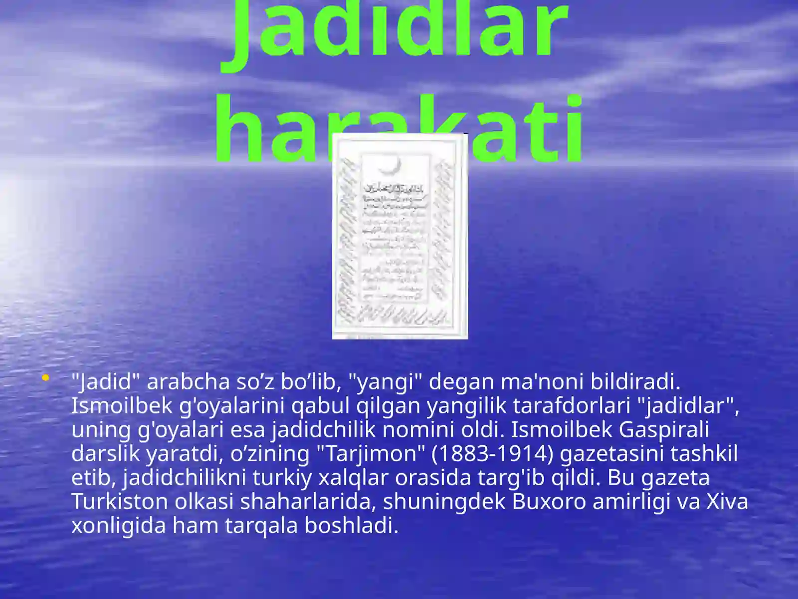 Jadidlar harakati 3