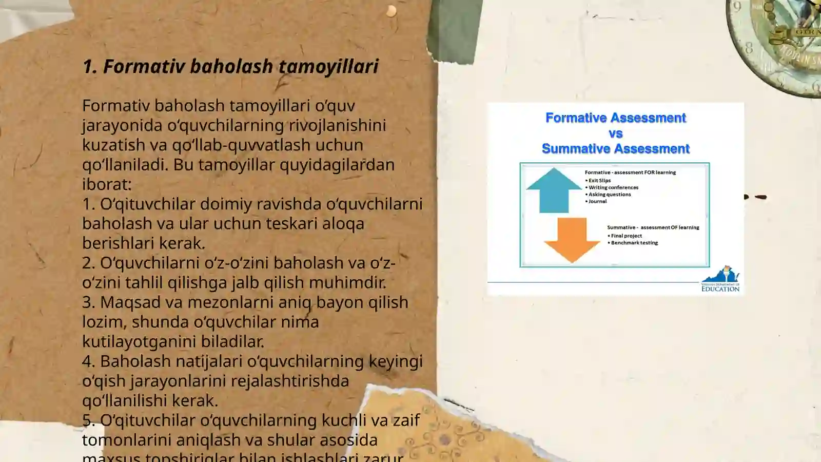 Formativ baholash tamoyillari 3