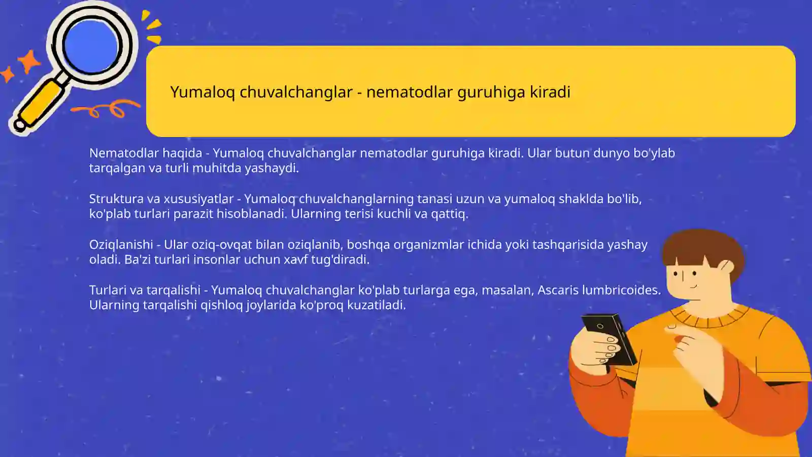 Yumaloq chuvalchanglar tipi va sifati 3