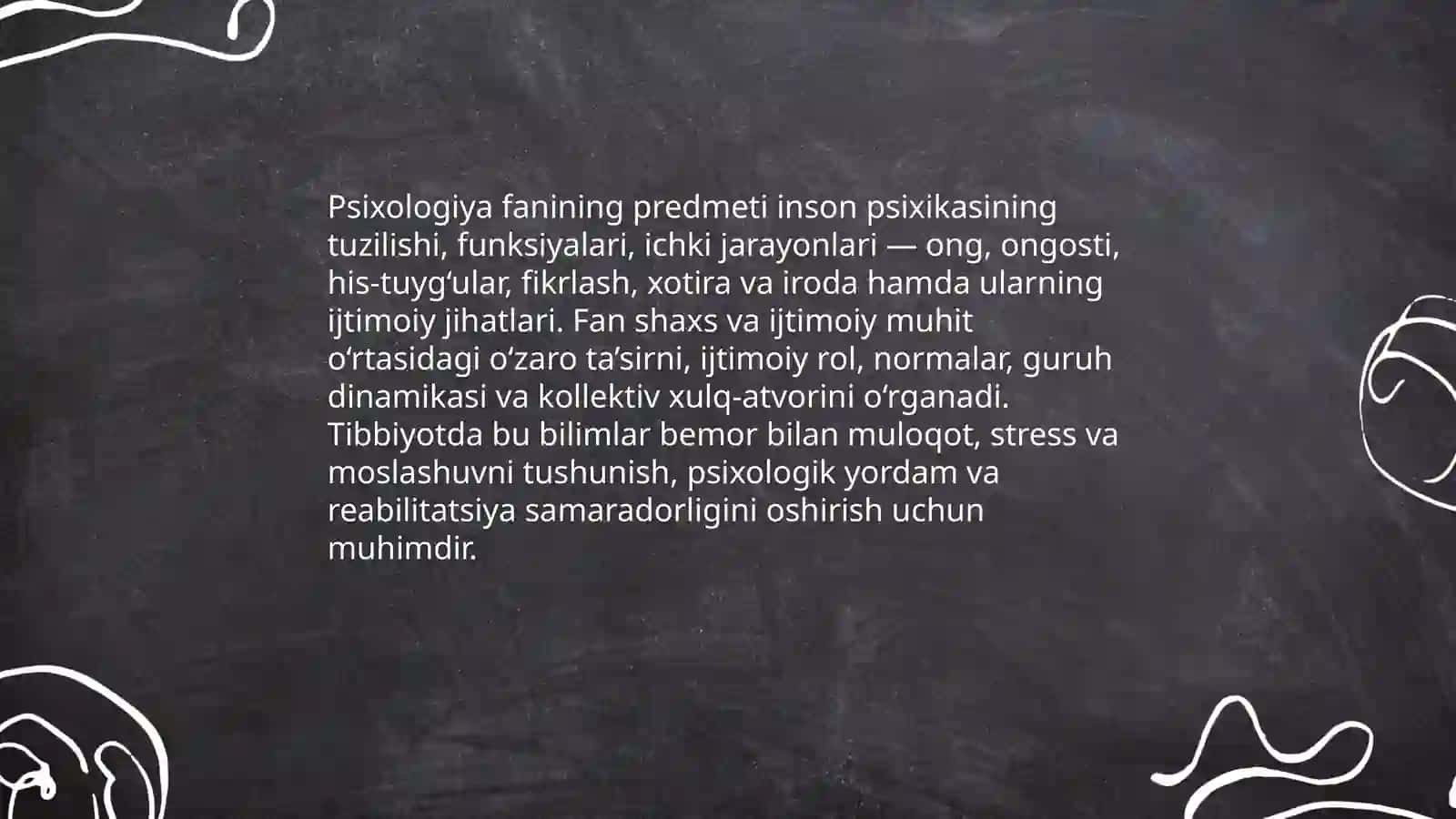 Psixologiya fanining predmeti, maqsadi va vazifalari 3
