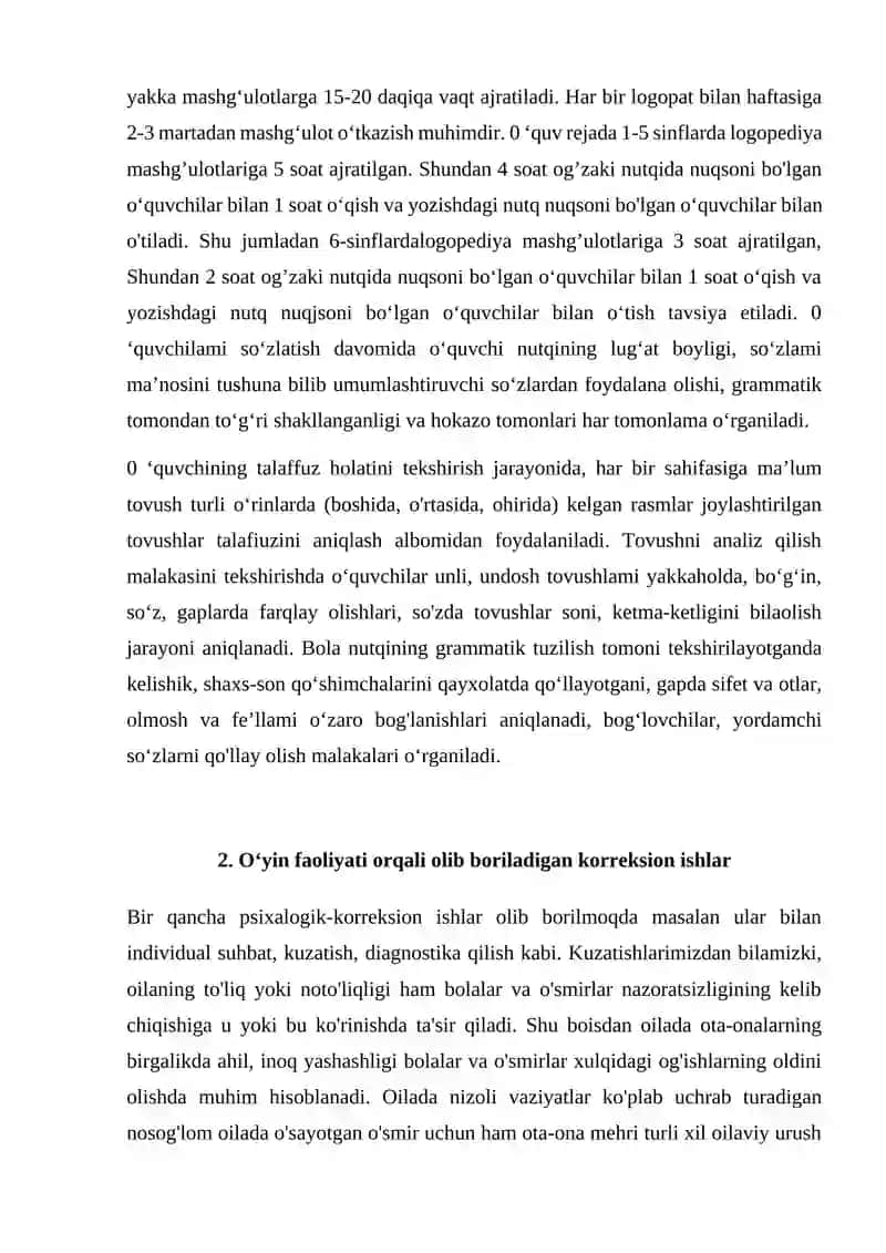 Imkoniyati cheklangan bolalar bilan o‘yin faoliyati orqali korreksion ishlarni olib borish 3