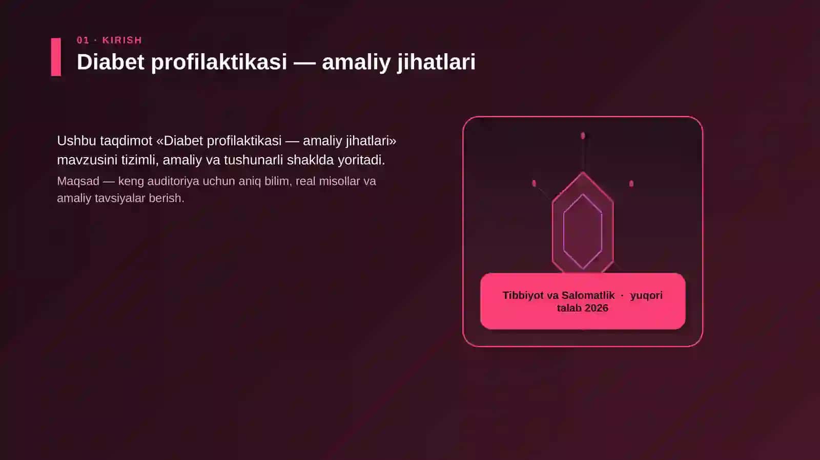 Diabet profilaktikasi — amaliy jihatlari 3