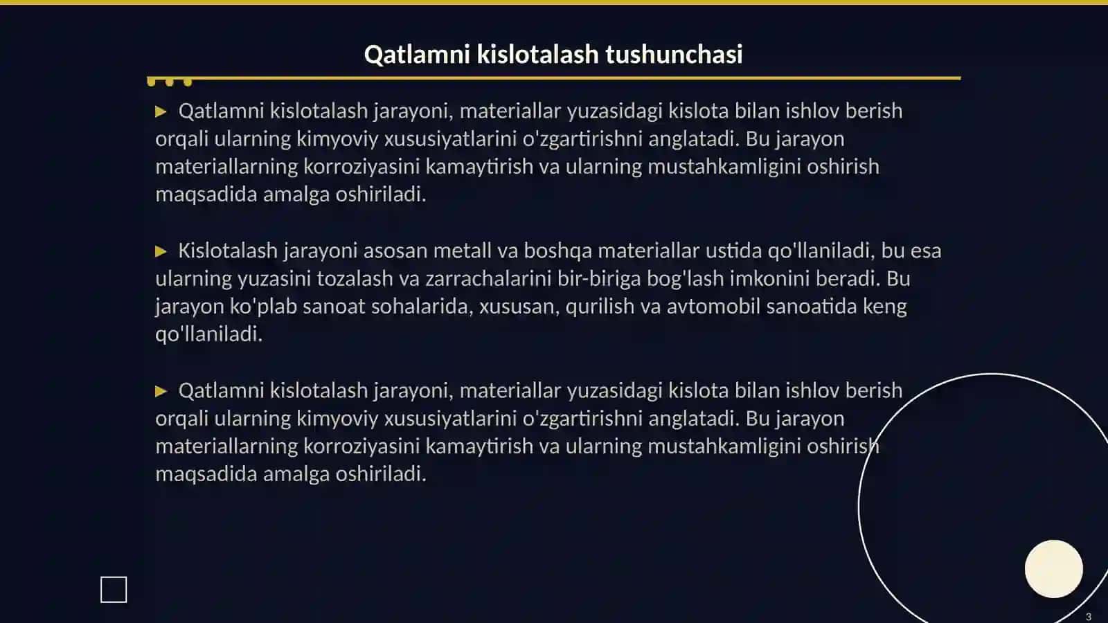 Qatlamni kislotalash jarayoni 3