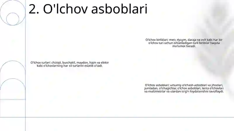 O'Lchash Turlari Va Usullari 3