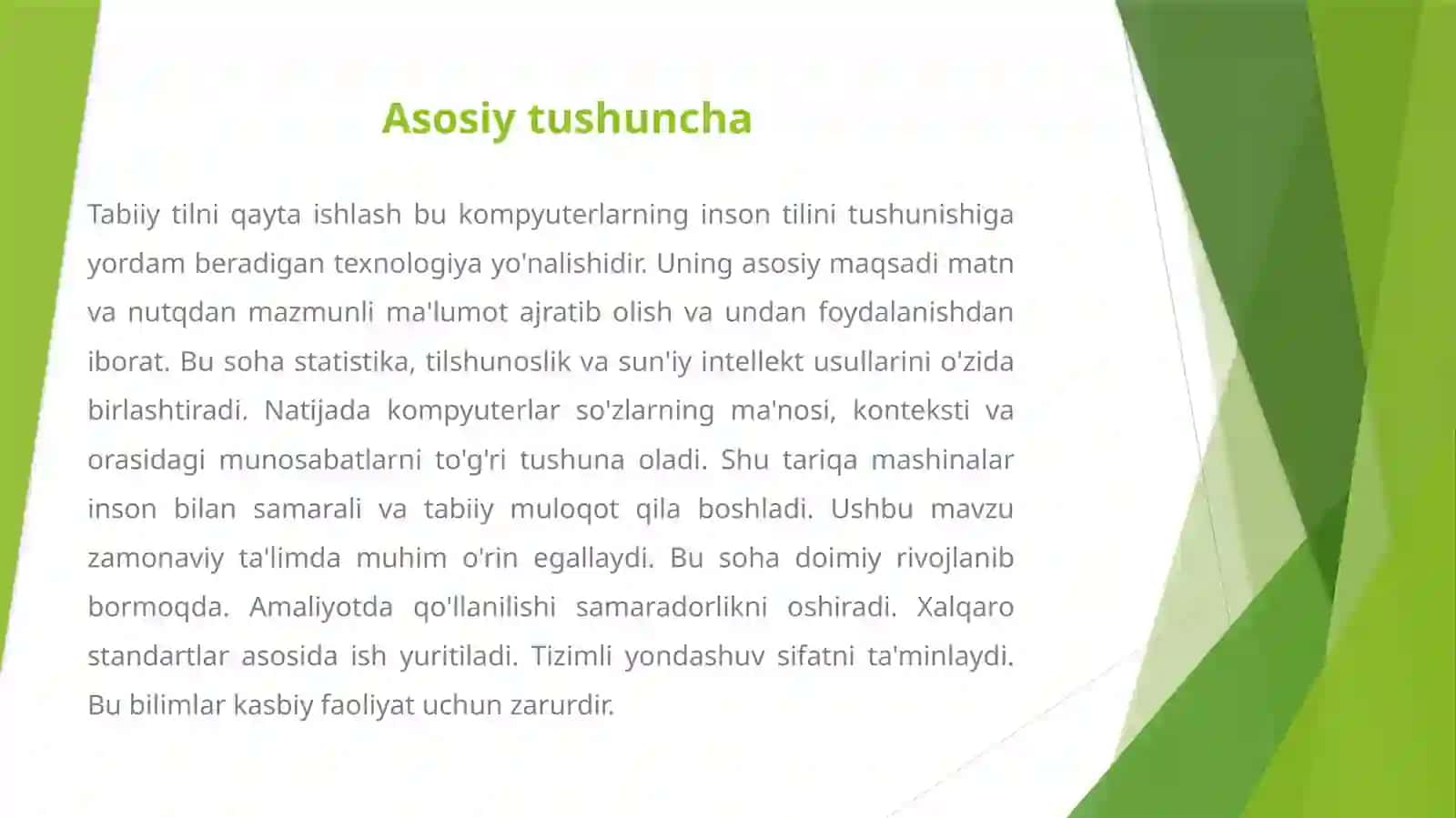 Tabiiy tilni qayta ishlash texnologiyalari 3