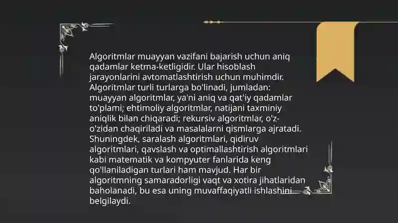 Algoritmlar 3